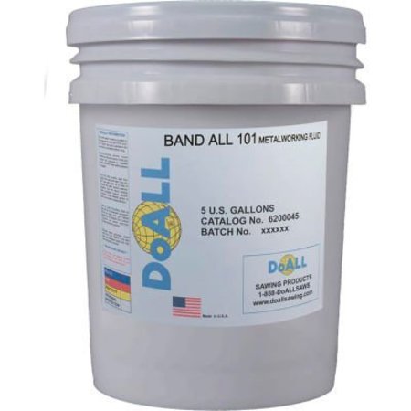 DOALL SAWING PRODUCTS BAND-ALL 101 Soluble, 5 Gallon Pail 12610145